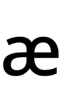 Latin Small Letter Ae symbol png image