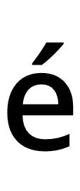 Latin Small Letter E with Acute symbol png image