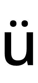 Latin Small Letter U with Diaeresis symbol png image