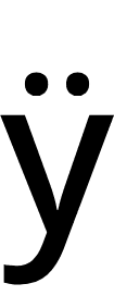 Latin Small Letter Y with Diaeresis symbol png image