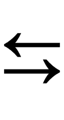 Leftwards Arrow Over Rightwards Arrow symbol png image