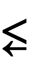 Less-Than Above Leftwards Arrow symbol png image