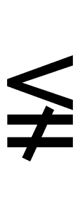 Less-Than But Not Equal To symbol png image