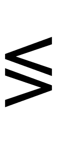Less-Than or Greater-Than symbol png image