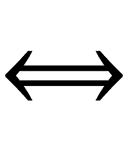 Long Left Right Double Arrow symbol png image