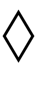 Lozenge symbol png image