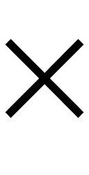 Multiplication X symbol png image