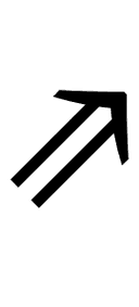 North East Double Arrow symbol png image