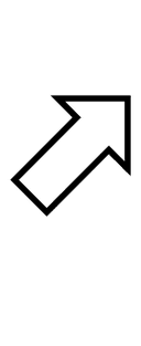 North East White Arrow symbol png image