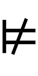 Not True symbol png image