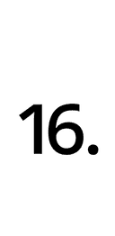 Number Sixteen Full Stop symbol png image