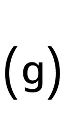 Parenthesized Latin Small Letter G symbol png image