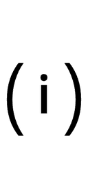 Parenthesized Latin Small Letter I symbol png image