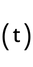 Parenthesized Latin Small Letter T symbol png image