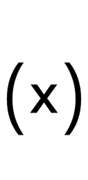 Parenthesized Latin Small Letter X symbol png image