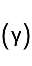 Parenthesized Latin Small Letter Y symbol png image