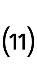 Parenthesized Number Eleven symbol png image