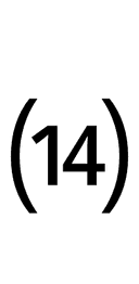 Parenthesized Number Fourteen symbol png image