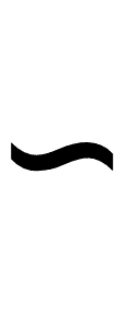 Reversed Tilde symbol png image
