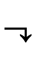 Rightwards Arrow with Tip Downwards symbol png image