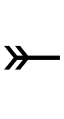Rightwards Double Arrow-Tail symbol png image