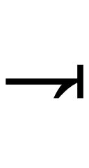 Rightwards Harpoon with Barb Down to Bar symbol png image