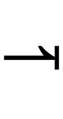 Rightwards Harpoon with Barb Up to Bar symbol png image