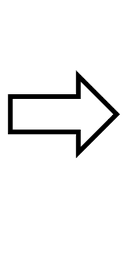 Rightwards White Arrow symbol png image