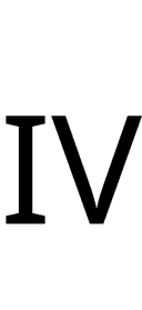 Roman Numeral Four symbol png image