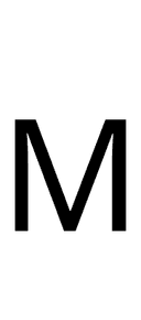 Roman Numeral One Thousand symbol png image