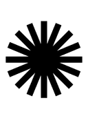 Sixteen Pointed Asterisk symbol png image