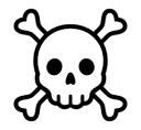 Skull and Crossbones symbol png image