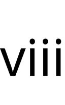 Small Roman Numeral Eight symbol png image