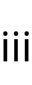 Small Roman Numeral Three symbol png image