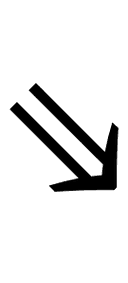 South East Double Arrow symbol png image