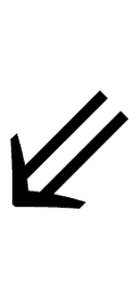 South West Double Arrow symbol png image