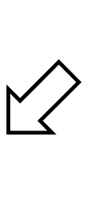 South West White Arrow symbol png image