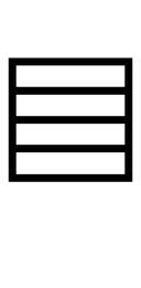 Square with Horizontal Fill symbol png image