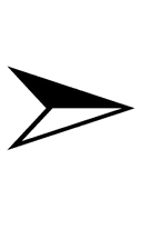 Three-D Bottom-Lighted Rightwards Arrowhead symbol png image