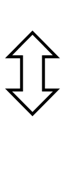 Up Down White Arrow symbol png image