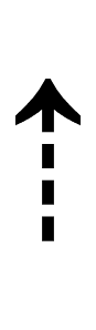 Upwards Dashed Arrow symbol png image