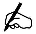 Writing Hand symbol png image