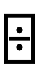 APL Functional Symbol Quad Divide symbol png image