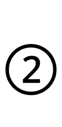 Circled Digit Two symbol png image