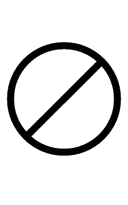 Circled Division Slash symbol png image