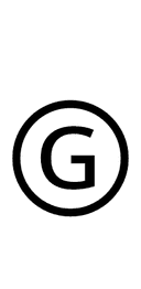 Circled Latin Capital Letter G symbol png image