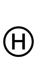 Circled Latin Capital Letter H symbol png image