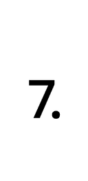 Digit Seven Full Stop symbol png image