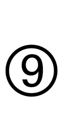 Dingbat Circled Sans-Serif Digit Nine symbol png image