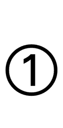 Dingbat Circled Sans-Serif Digit One symbol png image